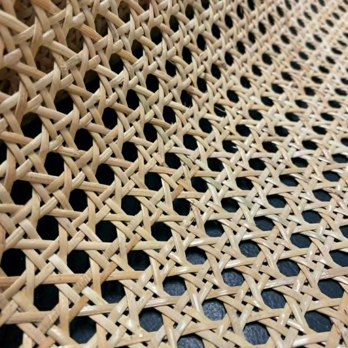 Cannage 1/2 maille naturel 0,45 m de largeur