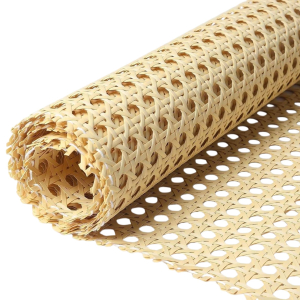 Cannage 1/2 maille blanchi 0,45 m de largeur